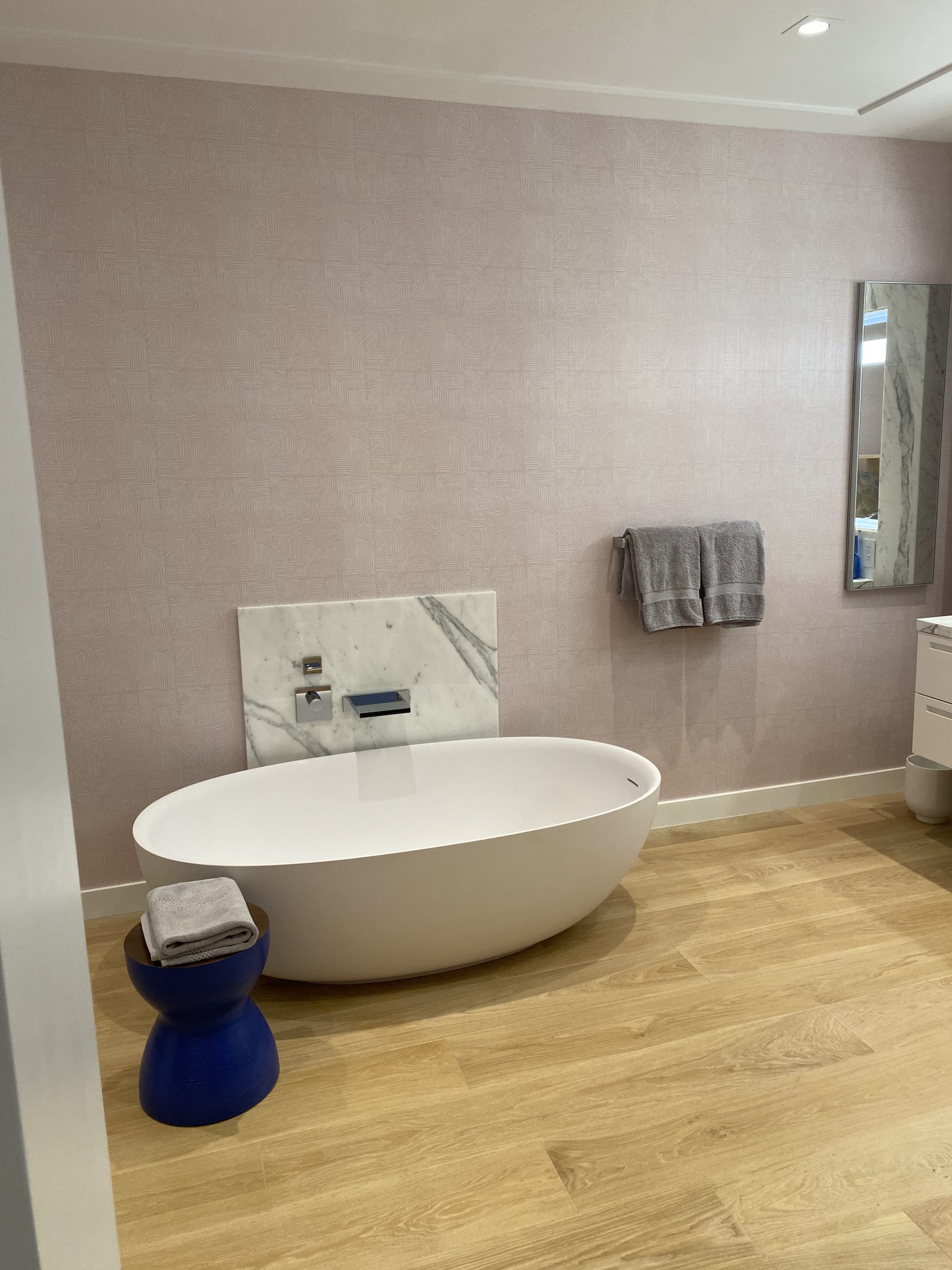 Fisher Island primary bathroom details