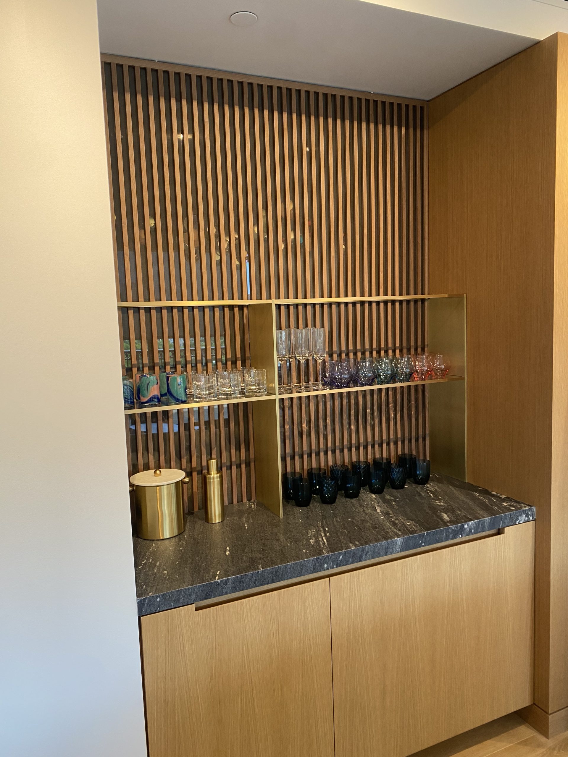 Fisher Island custom dry bar